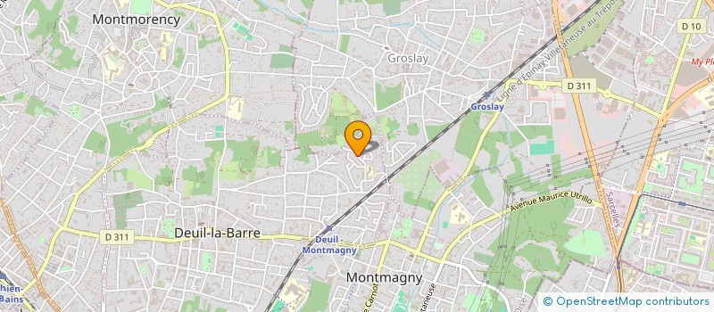 localisation de l'entreprise MONSIEUR THIERRY LE RUEN à DEUIL-LA-BARRE