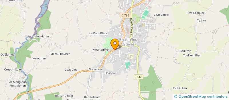 localisation de l'entreprise MONSIEUR THIERRY LE SAUX à PLESTIN-LES-GREVES