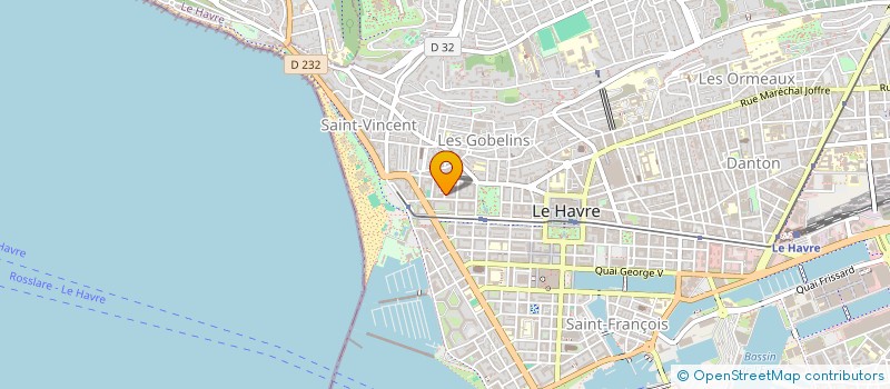 localisation de l'entreprise MONSIEUR THIERRY LEBAS à LE HAVRE