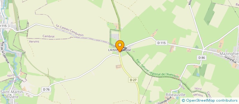 localisation de l'entreprise MONSIEUR THIERRY LEBLON  SAINT-MARTIN-RIVIERE