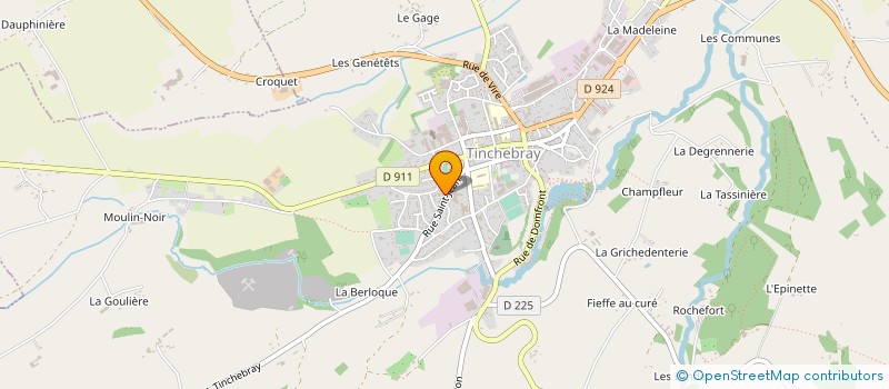 localisation de l'entreprise MONSIEUR THIERRY LEBOSSE à TINCHEBRAY-BOCAGE