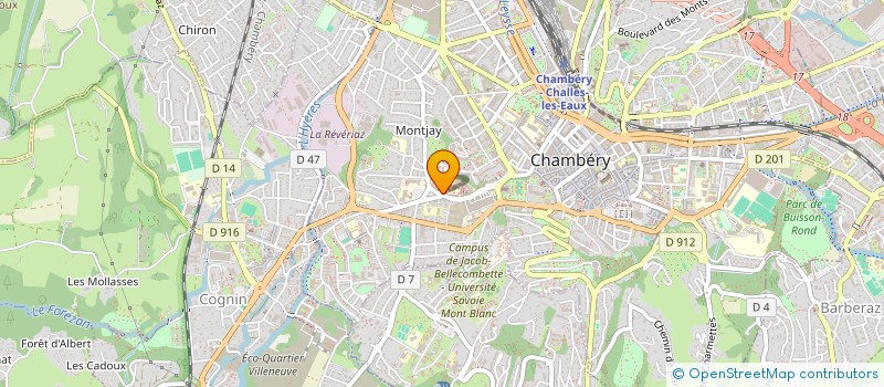 localisation de l'entreprise MONSIEUR THIERRY LEBREDONCHEL à CHAMBERY