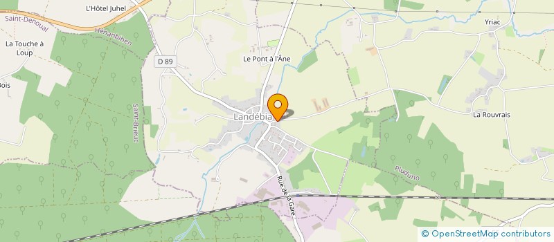 localisation de l'entreprise MONSIEUR THIERRY LEBRET  LANDEBIA