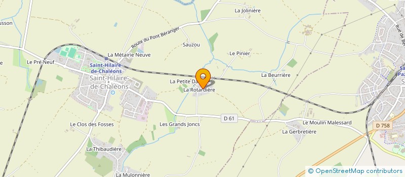 localisation de l'entreprise MONSIEUR THIERRY LEBRETON à SAINT-HILAIRE-DE-CHALEONS