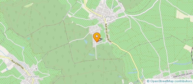localisation de l'entreprise MONSIEUR THIERRY LEBRUN à CRAMANT