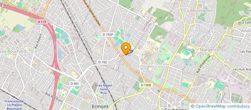 localisation de l'entreprise MONSIEUR THIERRY LECADIEU  SOISY-SOUS-MONTMORENCY