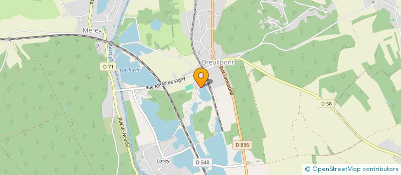 localisation de l'entreprise MONSIEUR THIERRY LECCIA  BREUILPONT