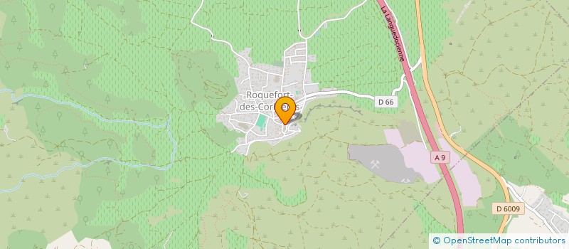 localisation de l'entreprise MONSIEUR THIERRY LECHAUD  ROQUEFORT-DES-CORBIERES