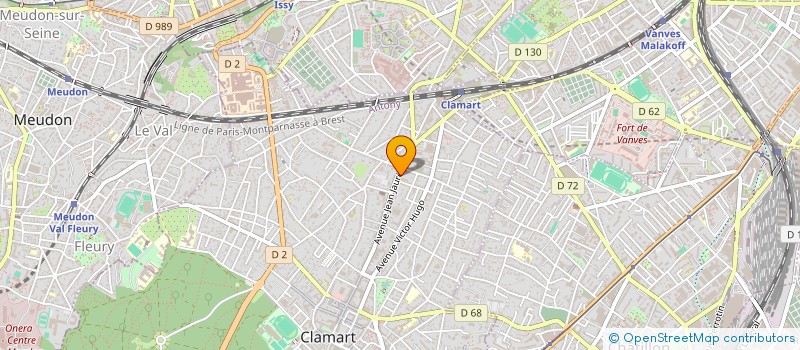 localisation de l'entreprise MONSIEUR THIERRY LECLERC à CLAMART