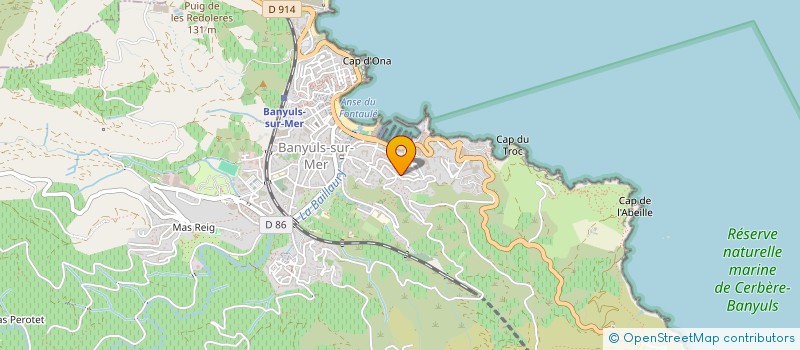 localisation de l'entreprise MONSIEUR THIERRY LECLERC  BANYULS-SUR-MER