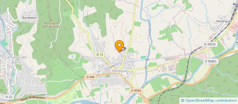 localisation de l'entreprise MONSIEUR THIERRY LECLERCQ  TAUSSAC-LA-BILLIERE