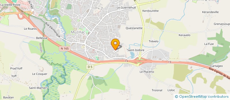 localisation de l'entreprise MONSIEUR THIERRY LECLUSE à MUZILLAC