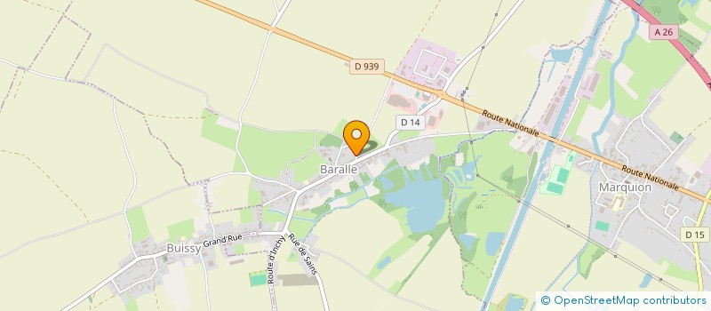 localisation de l'entreprise MONSIEUR THIERRY LECOMPTE  BARALLE