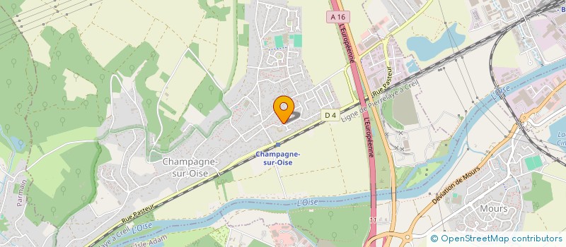localisation de l'entreprise MONSIEUR THIERRY LECOMTE à CHAMPAGNE-SUR-OISE