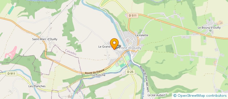 localisation de l'entreprise MONSIEUR THIERRY LECOQ à PONT-D'OUILLY