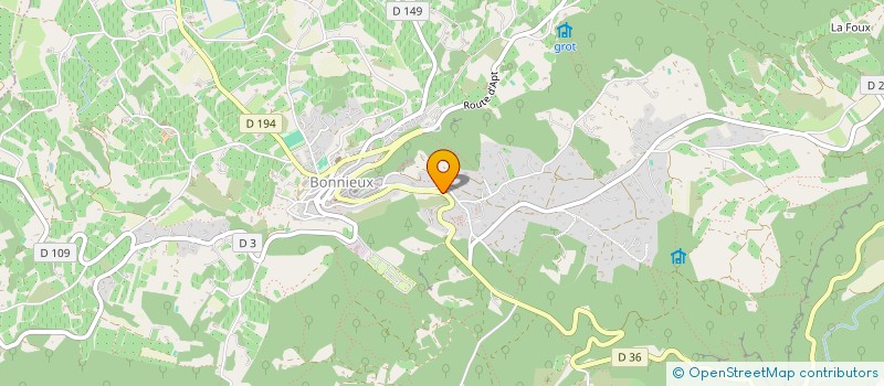 localisation de l'entreprise MONSIEUR THIERRY LECOURT à BONNIEUX