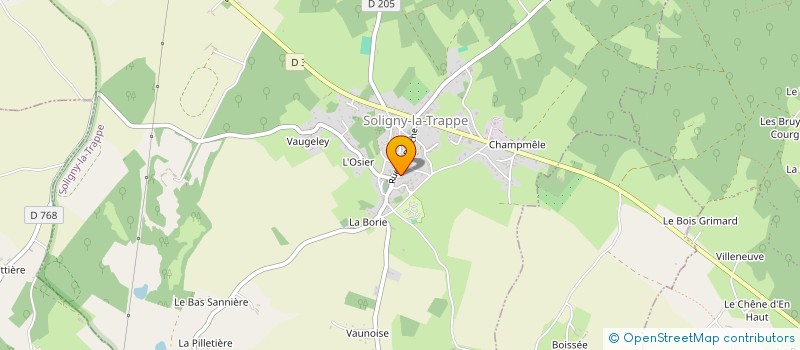 localisation de l'entreprise MONSIEUR THIERRY LECUYER à SAINT-MARTIN-DES-PEZERITS
