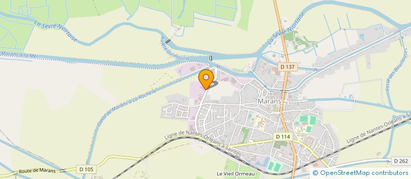 localisation de l'entreprise MONSIEUR THIERRY LEDOUX  MARANS
