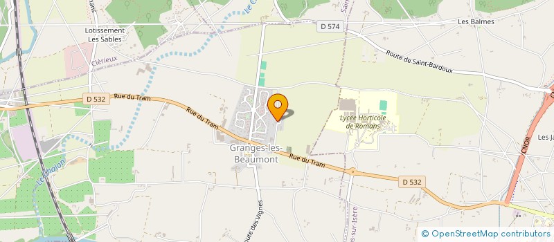 localisation de l'entreprise MONSIEUR THIERRY LEDUC  GRANGES-LES-BEAUMONT