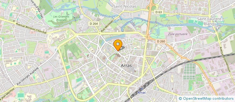 localisation de l'entreprise MONSIEUR THIERRY LEFEBVRE à ARRAS