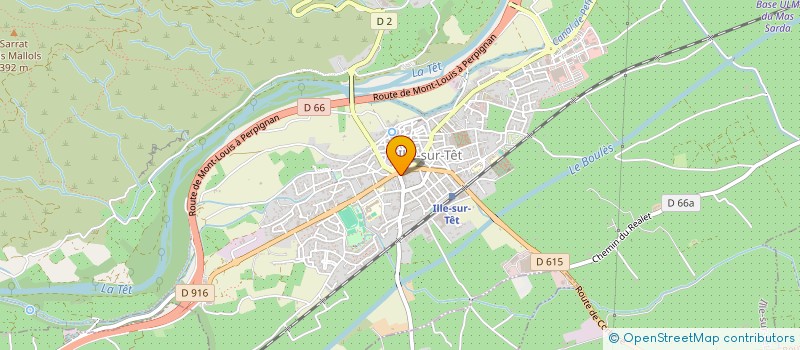 localisation de l'entreprise MONSIEUR THIERRY LEFEVRE  ILLE-SUR-TET