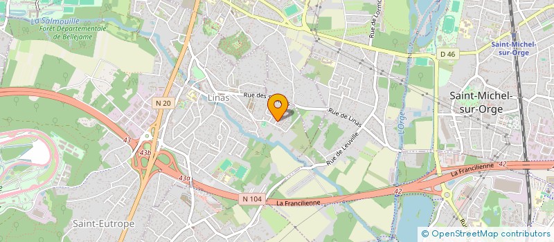 localisation de l'entreprise MONSIEUR THIERRY LEFEVRE  LINAS