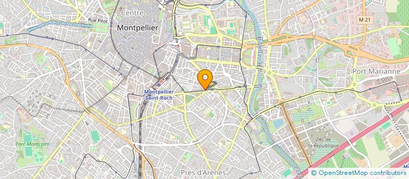 localisation de l'entreprise MONSIEUR THIERRY LEFEVRE à MONTPELLIER
