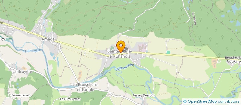 localisation de l'entreprise MONSIEUR THIERRY LEGAIN  SAINTE-MARIE-EN-CHANOIS