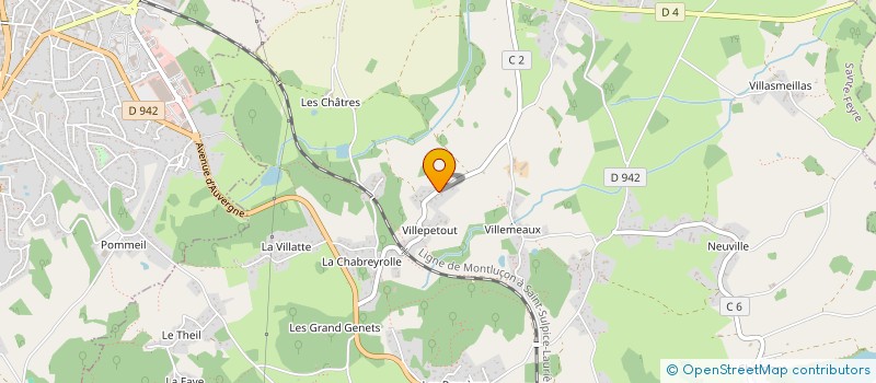localisation de l'entreprise MONSIEUR THIERRY LEGAY à SAINTE-FEYRE