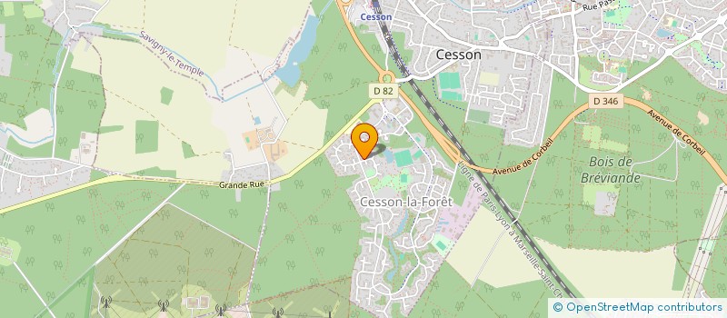 localisation de l'entreprise MONSIEUR THIERRY LEGENDRE  CESSON
