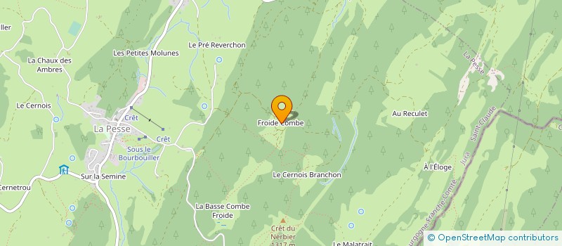 localisation de l'entreprise MONSIEUR THIERRY LEGER  LA PESSE