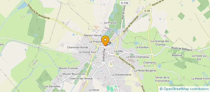 localisation de l'entreprise MONSIEUR THIERRY LEGOUT à LORRIS