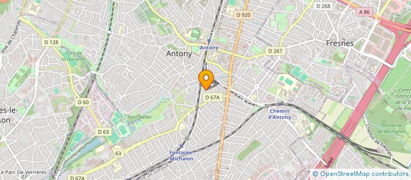 localisation de l'entreprise MONSIEUR THIERRY LEGRAND à ANTONY