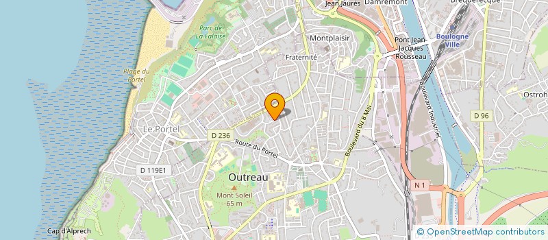 localisation de l'entreprise MONSIEUR THIERRY LEGRAND  LE PORTEL