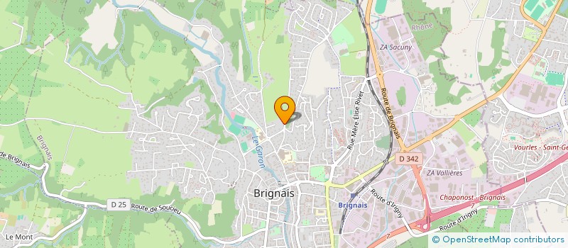 localisation de l'entreprise MONSIEUR THIERRY LEGRIX DE LA SALLE  BRIGNAIS