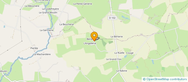 localisation de l'entreprise MONSIEUR THIERRY LEGROS à SAINT-DENIS-DE-GASTINES