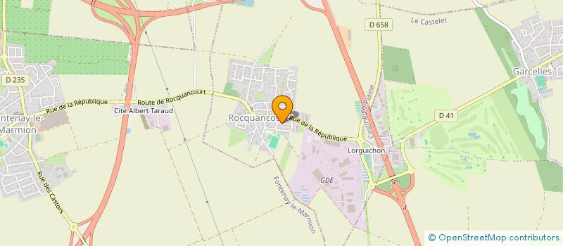 localisation de l'entreprise MONSIEUR THIERRY LEHUBY  CASTINE-EN-PLAINE