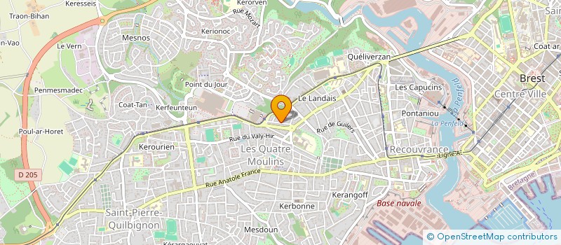 localisation de l'entreprise MONSIEUR THIERRY LEHUEDE à BREST