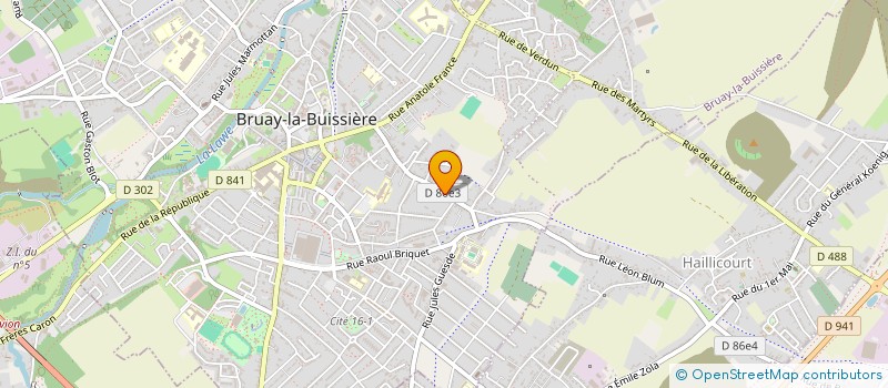 localisation de l'entreprise MONSIEUR THIERRY LEJEUNE à BRUAY-LA-BUISSIERE