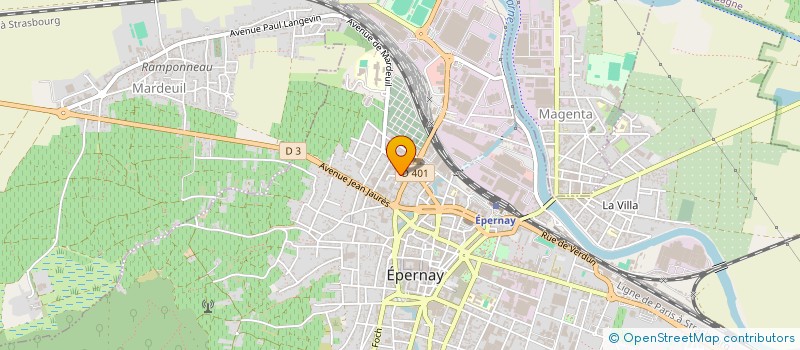 localisation de l'entreprise MONSIEUR THIERRY LEJEUNE à EPERNAY