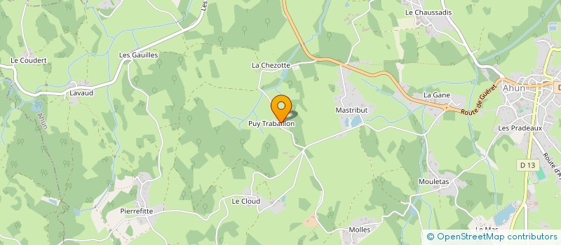 localisation de l'entreprise MONSIEUR THIERRY LELIEVRE à AHUN