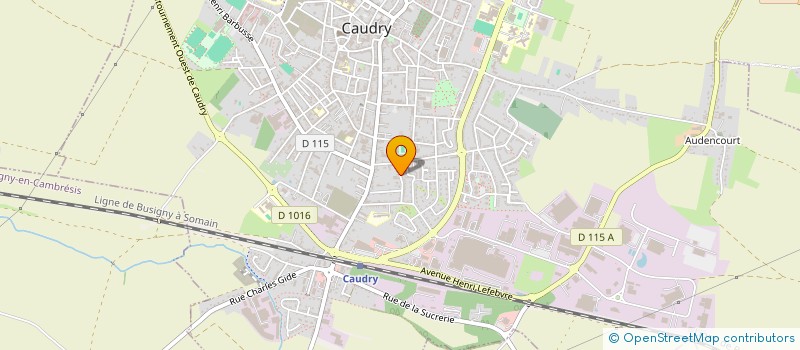 localisation de l'entreprise MONSIEUR THIERRY LEMAIRE  CAUDRY