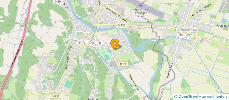 localisation de l'entreprise MONSIEUR THIERRY LEMAIRE-BOURDIN  AIRE-SUR-L'ADOUR