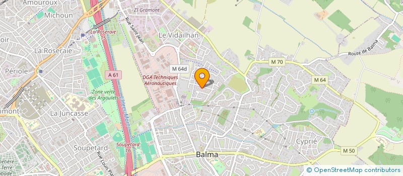 localisation de l'entreprise MONSIEUR THIERRY LEMAITRE  BALMA
