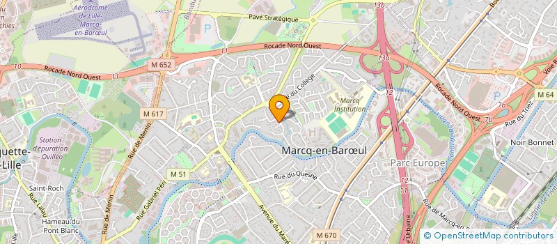 localisation de l'entreprise MONSIEUR THIERRY LEMAN à MARCQ-EN-BARŒUL