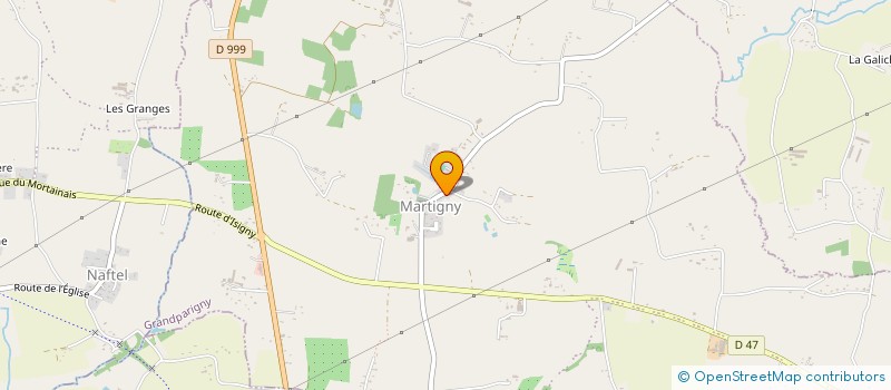 localisation de l'entreprise MONSIEUR THIERRY LEMETEYER  GRANDPARIGNY