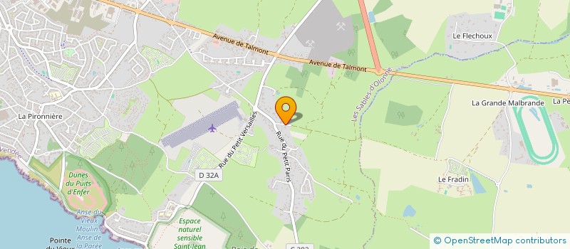 localisation de l'entreprise MONSIEUR THIERRY LEMIRE  LES SABLES D'OLONNE