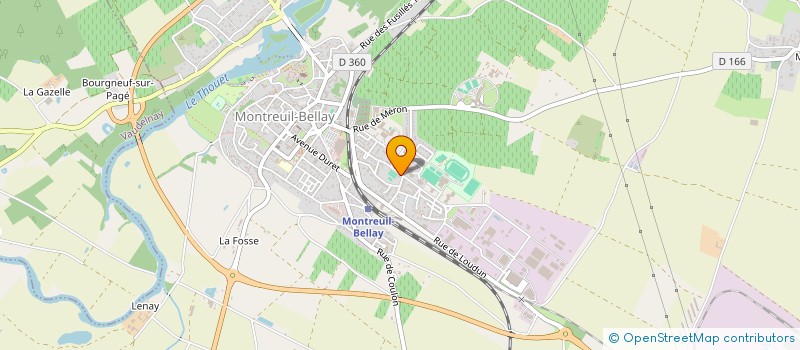 localisation de l'entreprise MONSIEUR THIERRY LEMOINE à MONTREUIL-BELLAY