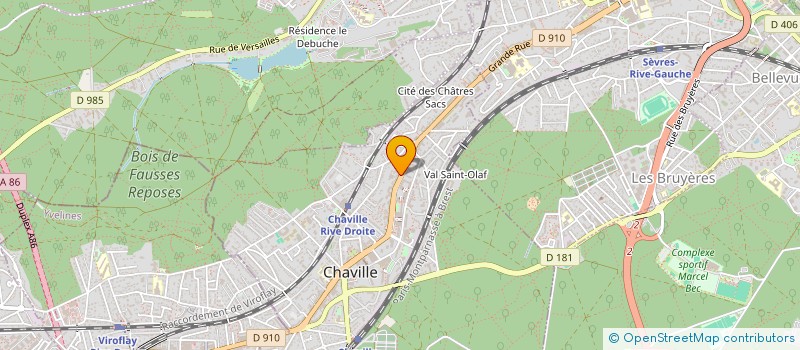 localisation de l'entreprise MONSIEUR THIERRY LEMOINE à CHAVILLE