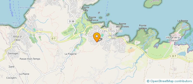 localisation de l'entreprise MONSIEUR THIERRY LENNE à LES TROIS-ILETS